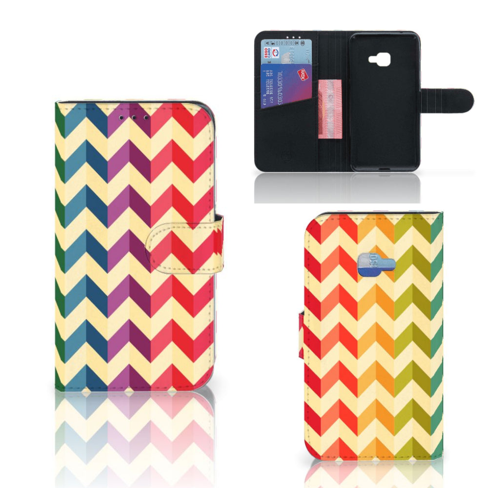 Samsung Galaxy Xcover 4 | Xcover 4s Telefoon Hoesje Zigzag Multi Color