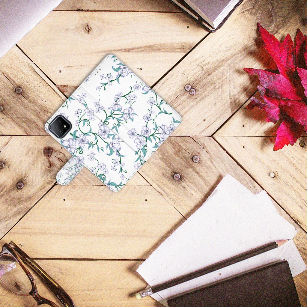 OPPO A73 5G Uniek Hoesje Blossom White