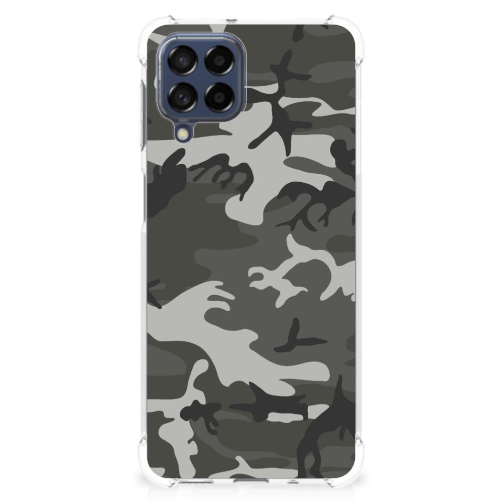 Samsung Galaxy M53 Doorzichtige Silicone Hoesje Army Light B2C Telecom