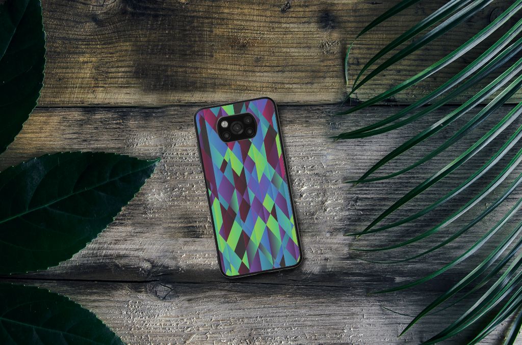 Xiaomi Poco X3 | X3 Pro Backcover Abstract Green Blue B2C Telecom