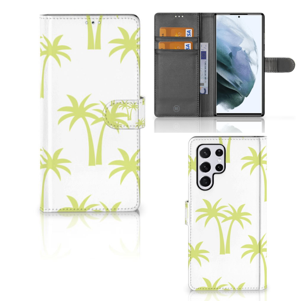 Samsung Galaxy S22 Ultra Hoesje Palmtrees