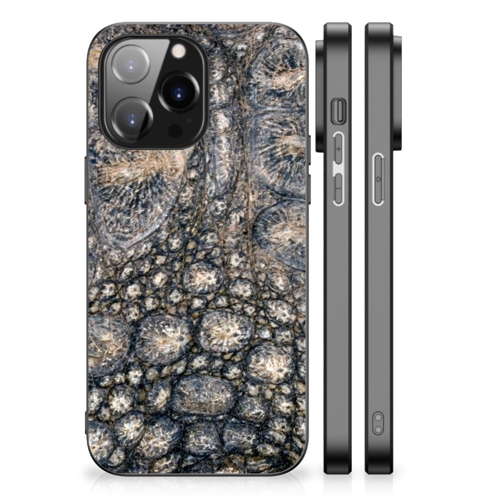 iPhone 14 Pro Max Dierenprint Telefoonhoesje Krokodillenprint