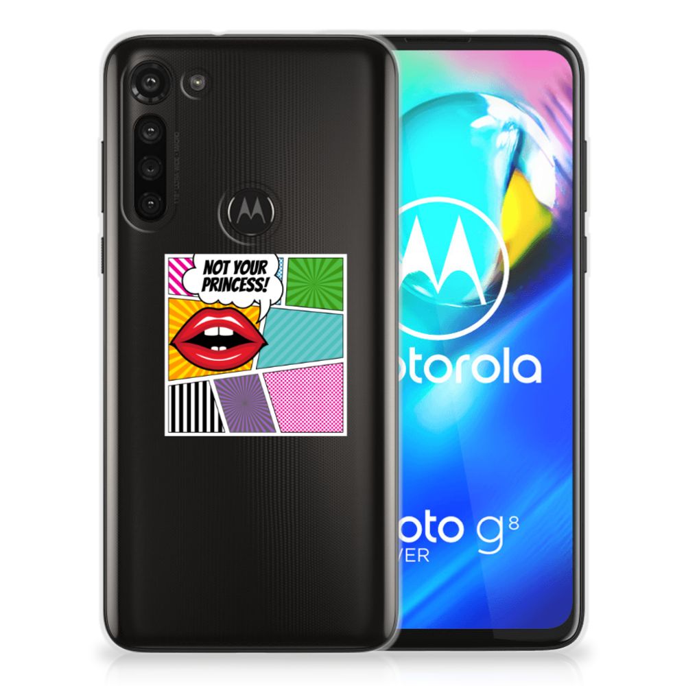 Motorola Moto G8 Power Silicone Back Cover Popart Princess B2C Telecom