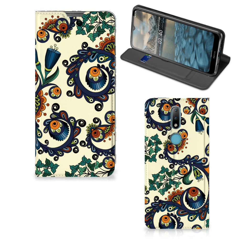 Telefoon Hoesje Nokia 2.4 Barok Flower