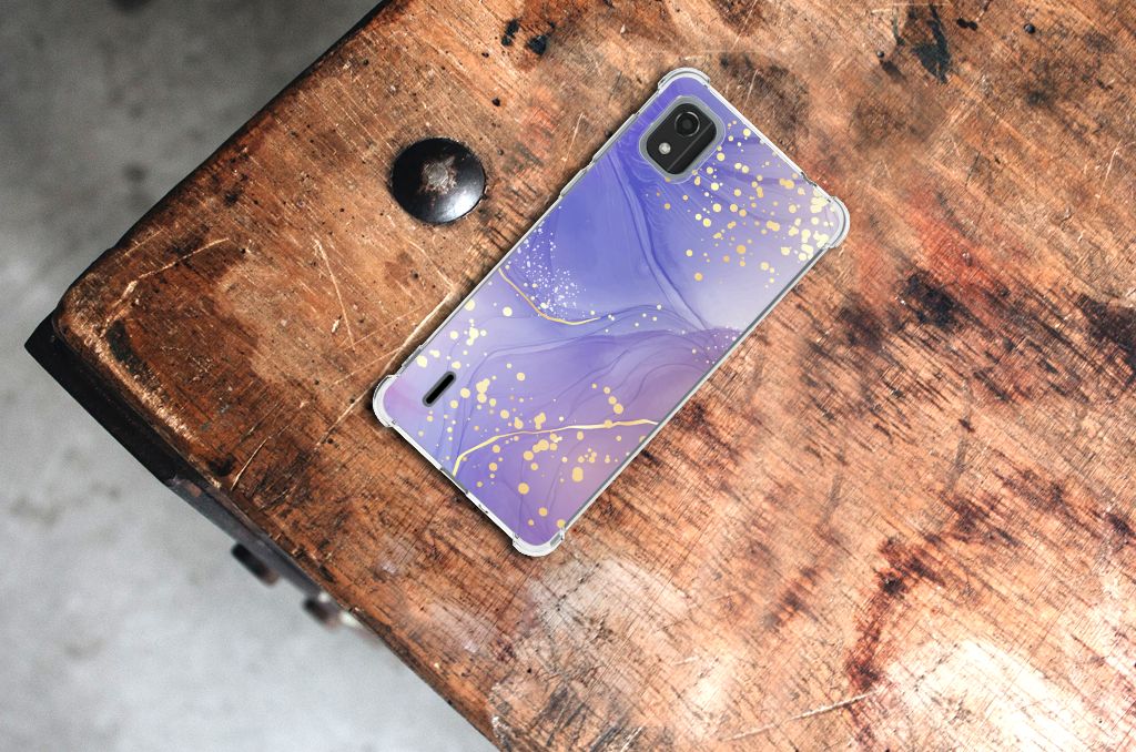 Back Cover voor Nokia C2 2nd Edition Watercolor Paars B2C Telecom