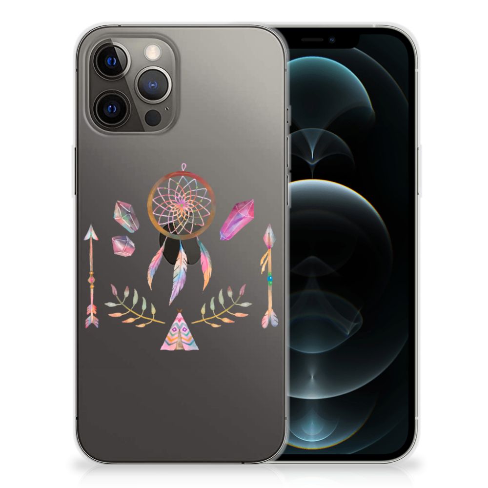 iPhone 12 Pro Max Telefoonhoesje met Naam Boho Dreamcatcher B2C Telecom