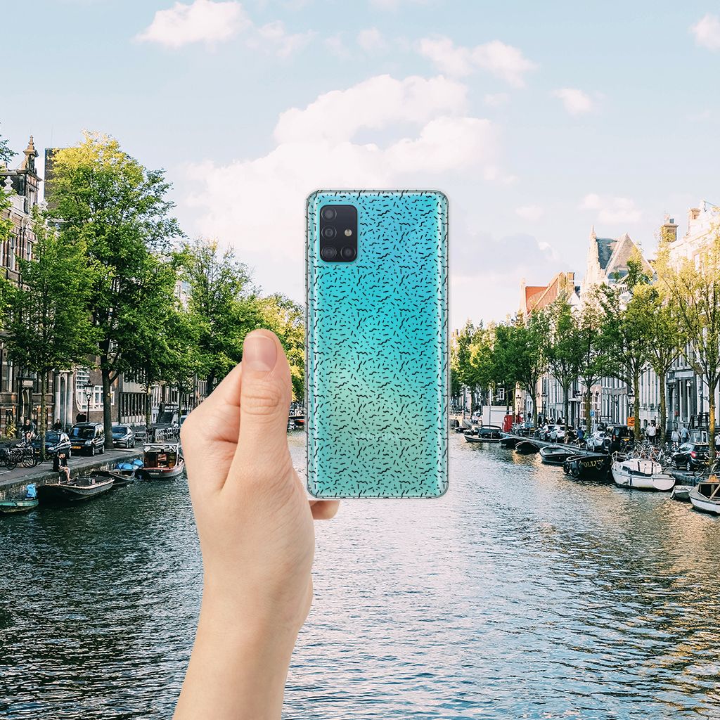Samsung Galaxy A51 TPU bumper Stripes Dots B2C Telecom