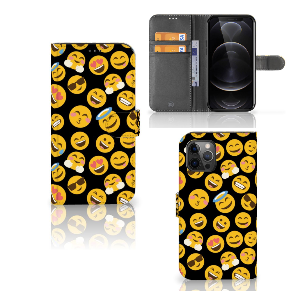 Apple iPhone 12 Pro Max Telefoon Hoesje Emoji