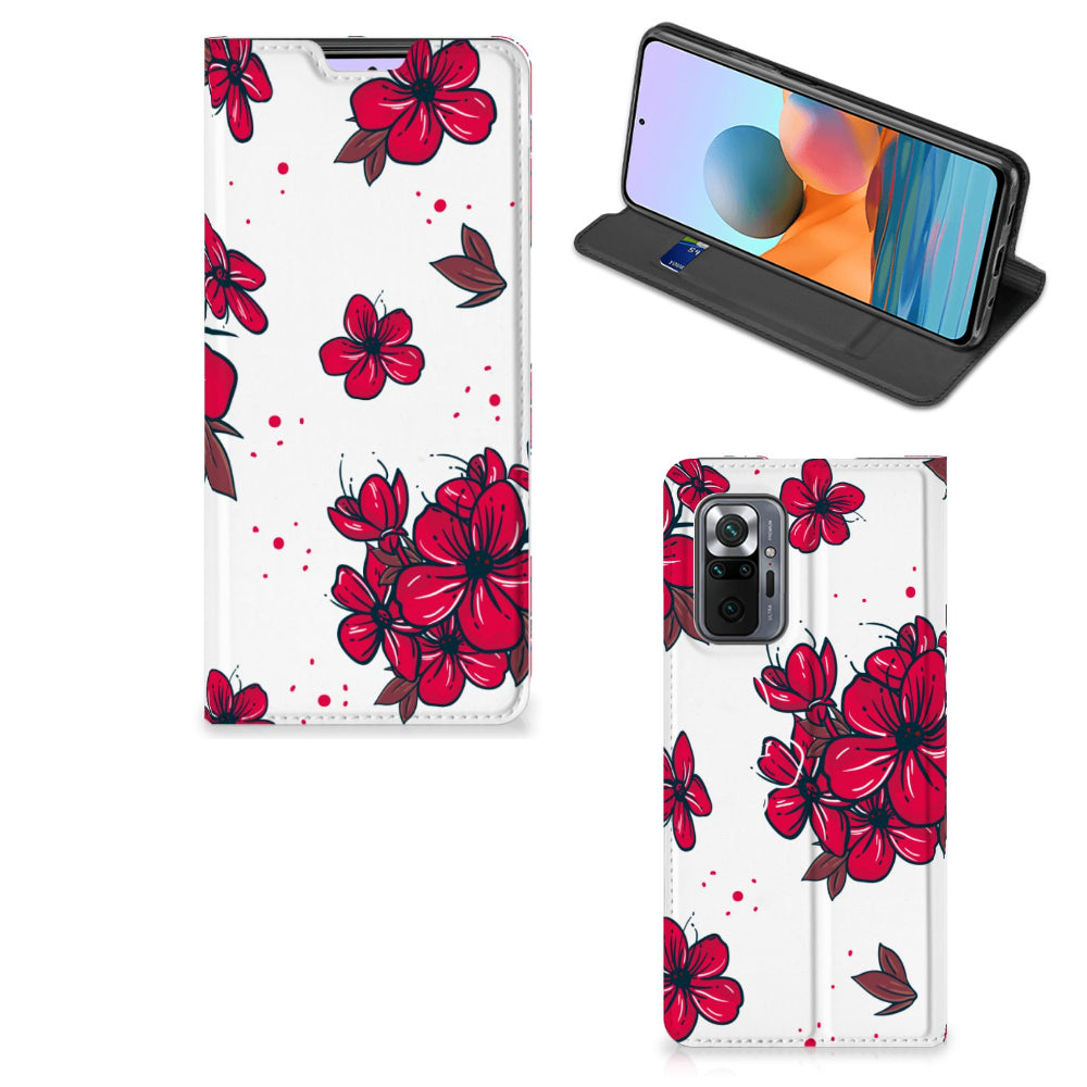 Xiaomi Redmi Note 10 Pro Smart Cover Blossom Red