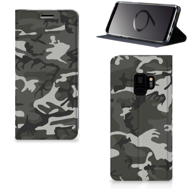 Samsung Galaxy S9 Hoesje met Magneet Army Light