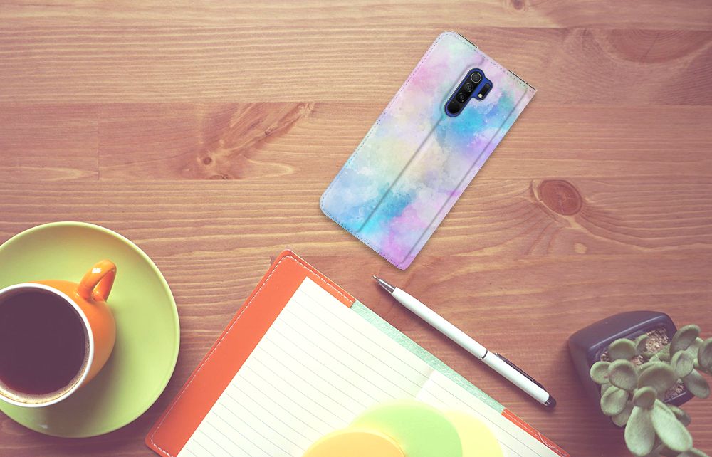 Bookcase Xiaomi Redmi 9 Watercolor Light - B2C Telecom