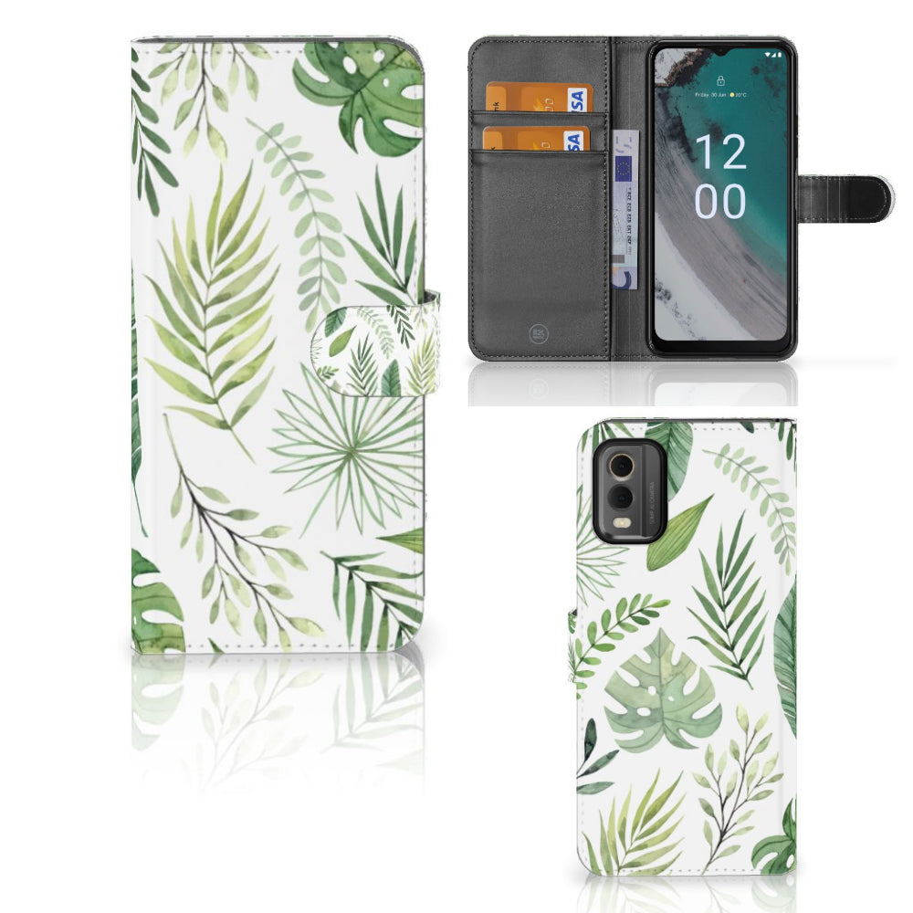Nokia C32 Hoesje Leaves