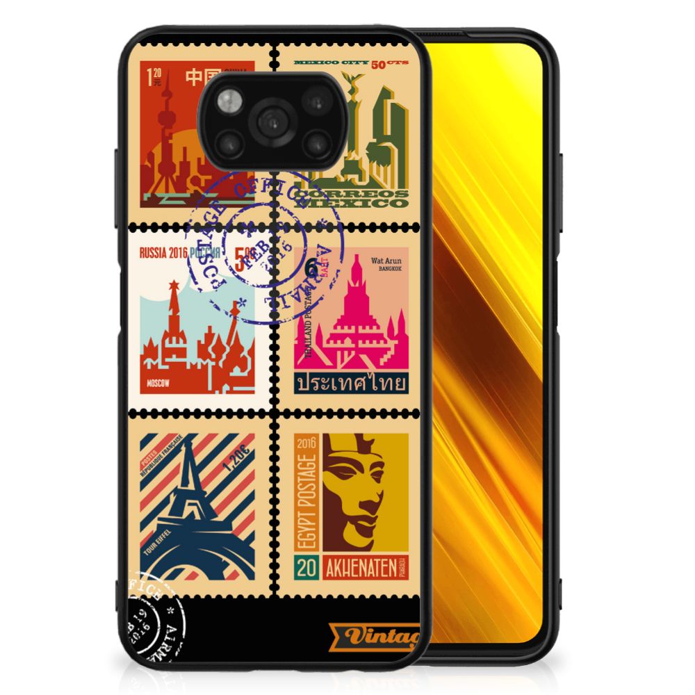 Xiaomi Poco X3 | X3 Pro TPU Backcover Postzegels B2C Telecom
