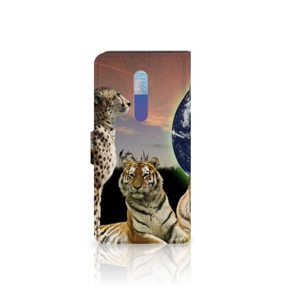 Xiaomi Redmi K20 Pro Telefoonhoesje met Pasjes Roofdieren