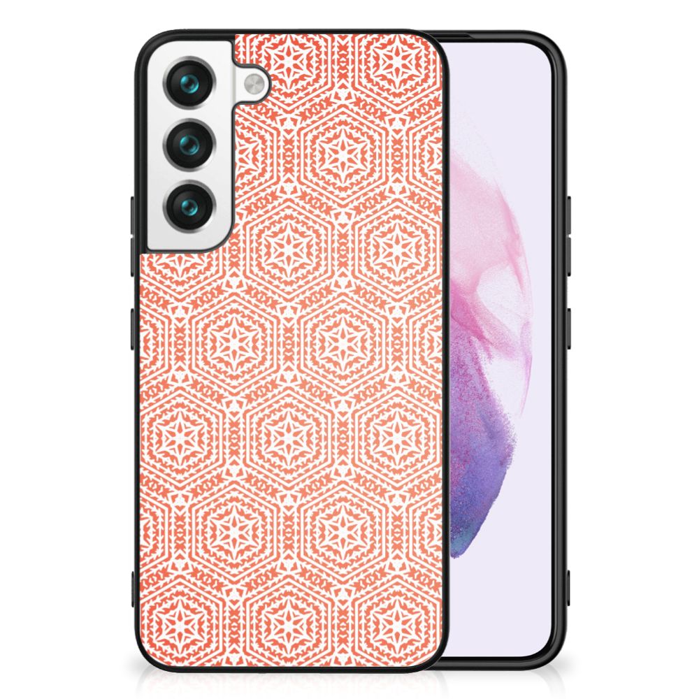Samsung Galaxy S22 Back Case Pattern Orange