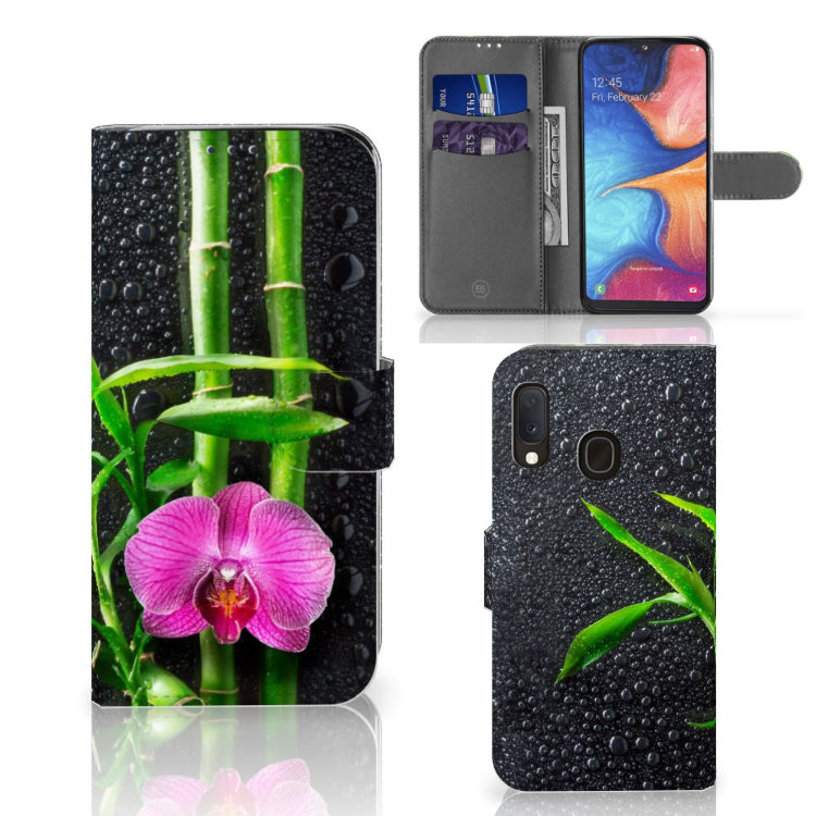 Samsung Galaxy A20e Hoesje Orchidee