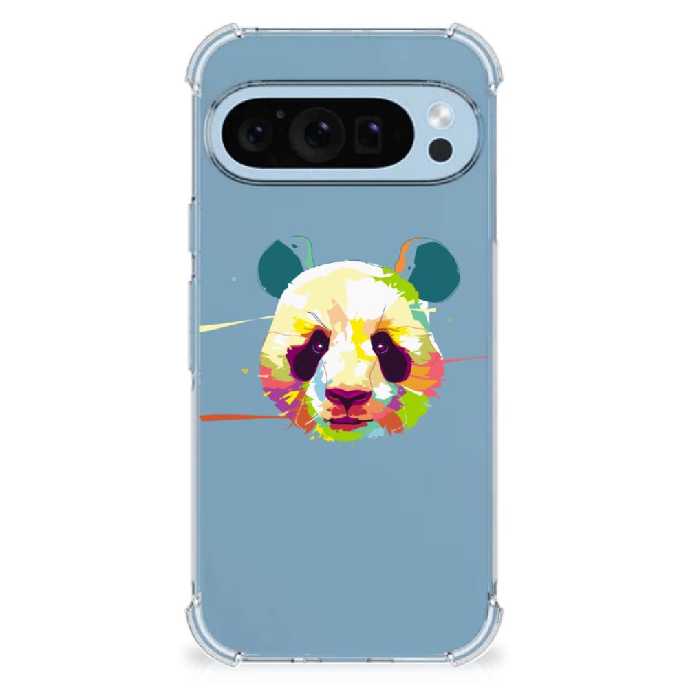 Google Pixel 9 | 9 Pro Stevig Bumper Hoesje Panda Color