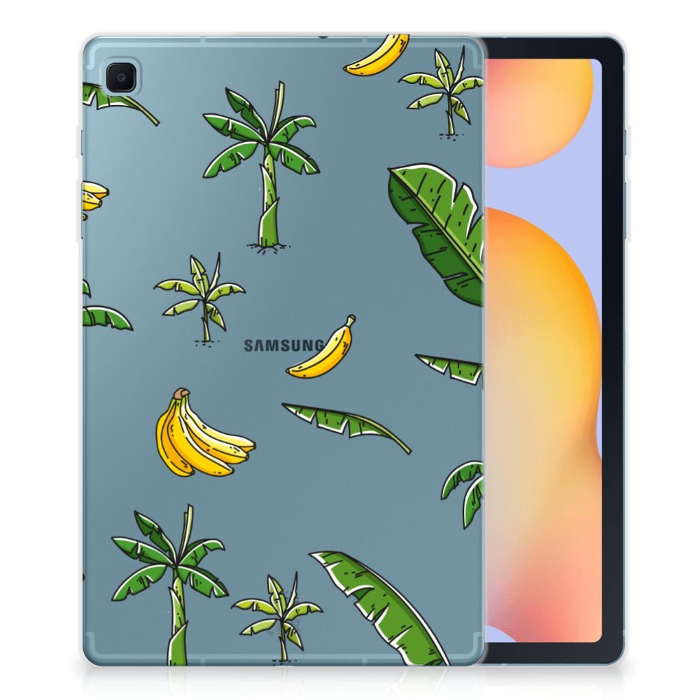 Samsung Galaxy Tab S6 Lite | S6 Lite (2022) Siliconen Hoesje Banana Tree - B2C Telecom