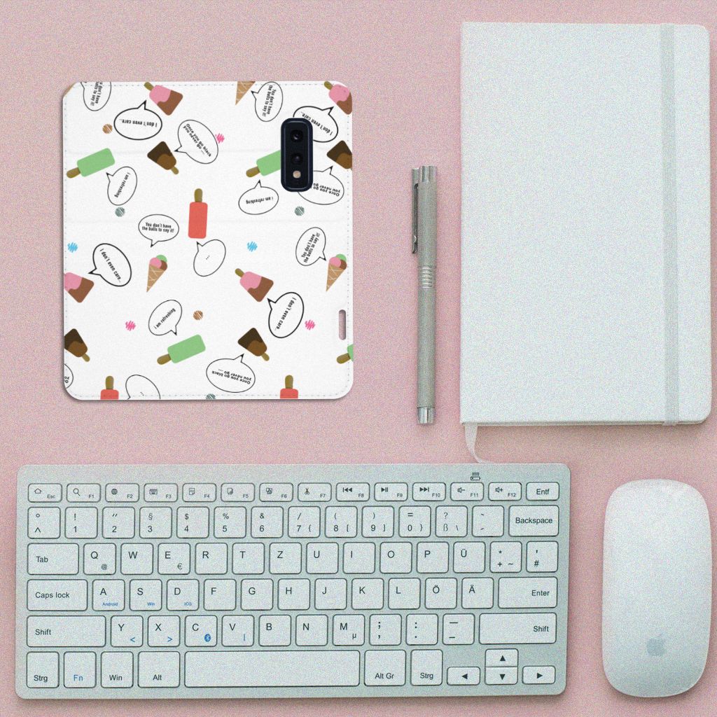 Samsung Galaxy S10e Flip Style Cover IJsjes