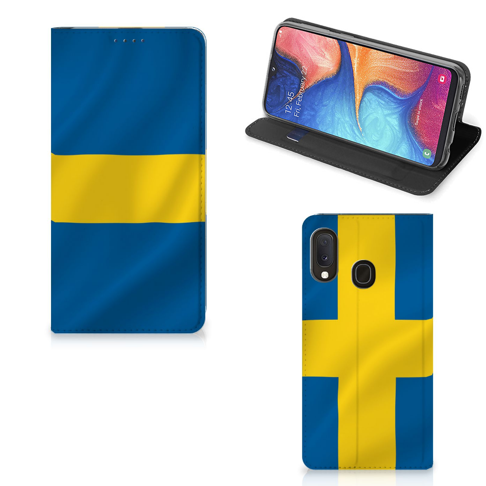 Samsung Galaxy A20e Standcase Zweden