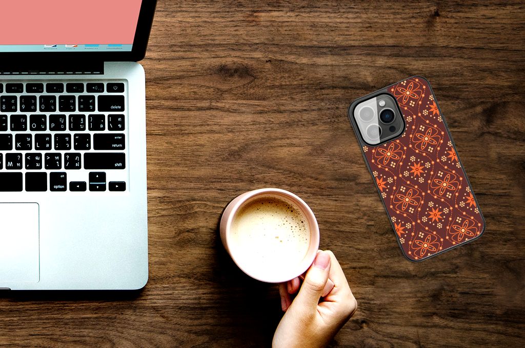 iPhone 13 Pro Max Back Case Batik Brown B2C Telecom