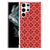 Samsung Galaxy S22 Ultra Doorzichtige Silicone Hoesje Batik Rood B2C Telecom