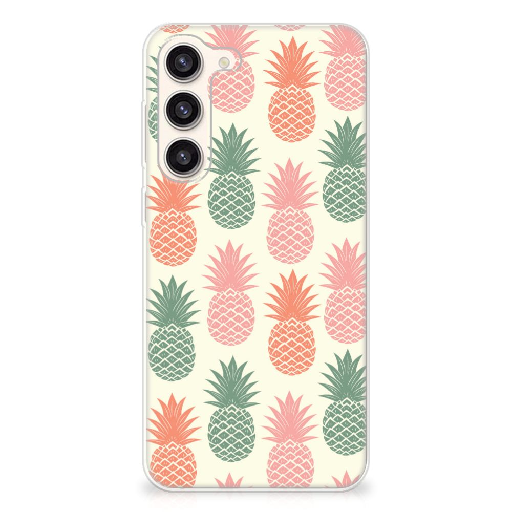 Samsung Galaxy S23 Plus Siliconen Case Ananas