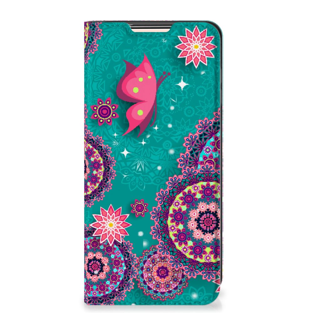 Xiaomi Redmi Note 10/10T 5G | Poco M3 Pro Bookcase Cirkels en Vlinders - B2C Telecom