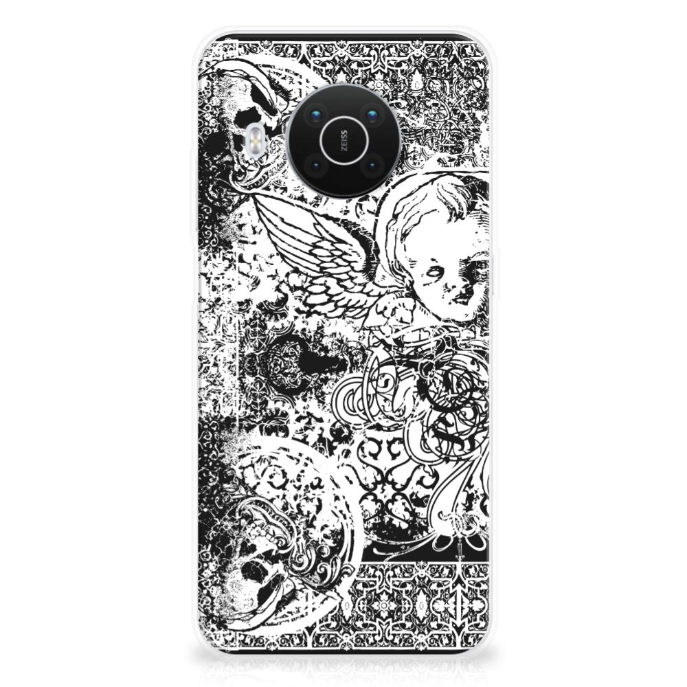 Silicone Back Case Nokia X10 | X20 Skulls Angel B2C Telecom
