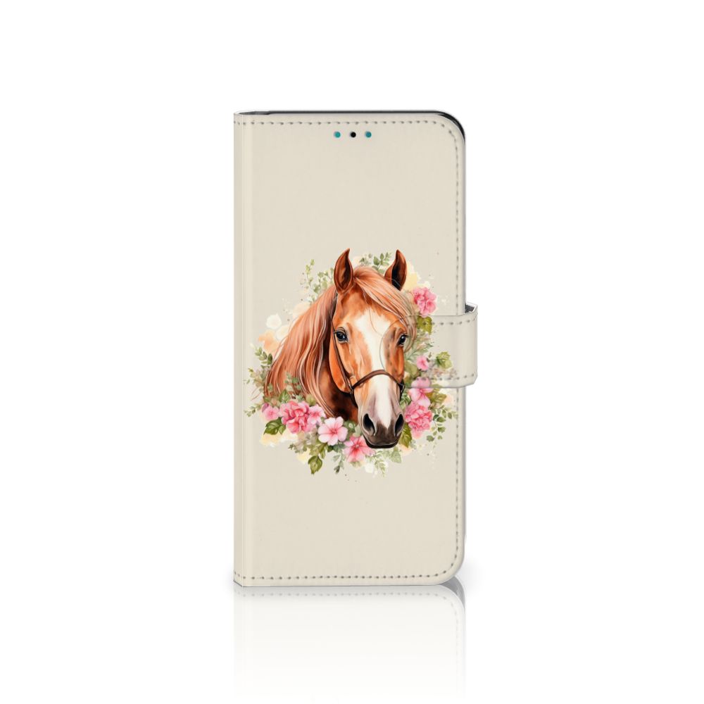 Telefoonhoesje met Pasjes voor Motorola Moto G10 | G20 | G30 Paard