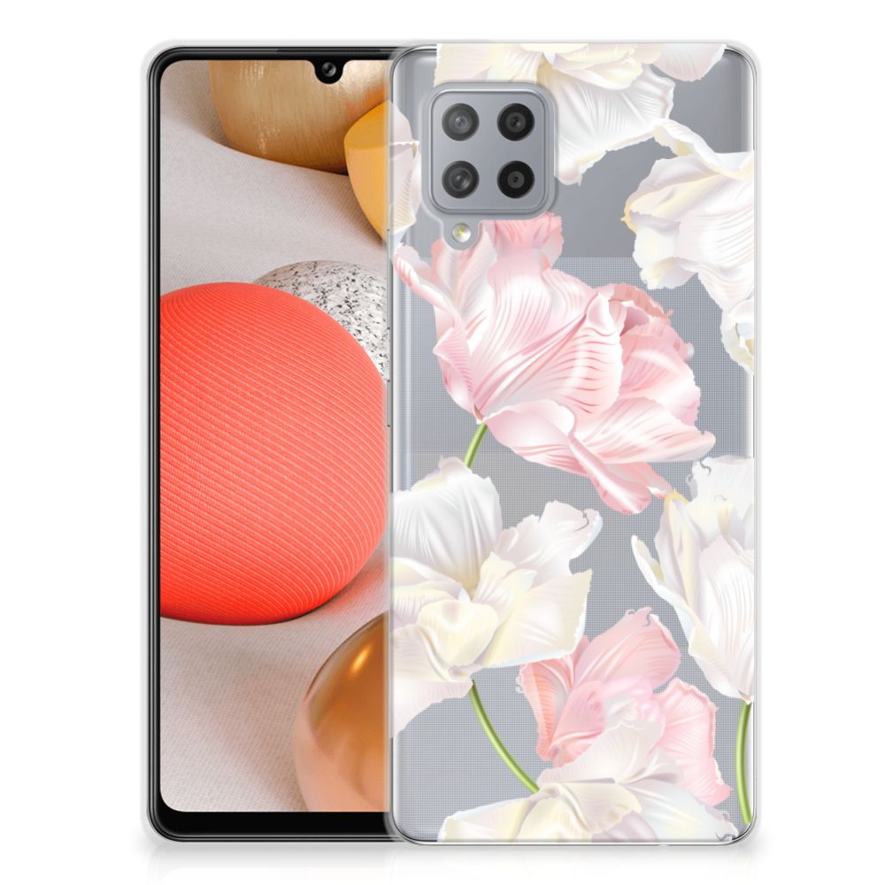 Samsung Galaxy A42 TPU Case Lovely Flowers