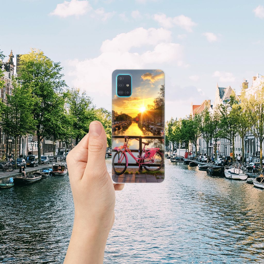 Samsung Galaxy A51 Siliconen Back Cover Amsterdamse Grachten B2C Telecom