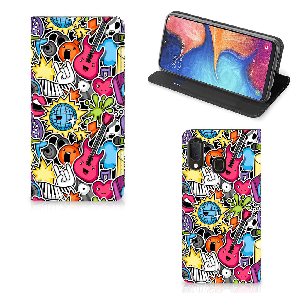 Samsung Galaxy A20e Hippe Standcase Punk Rock