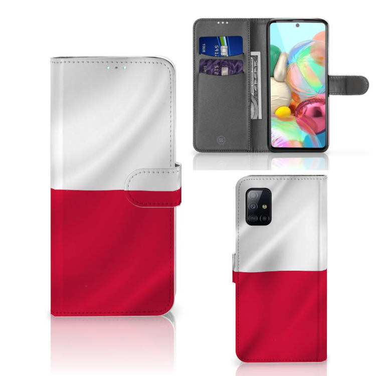 Samsung Galaxy A71 Bookstyle Case Polen