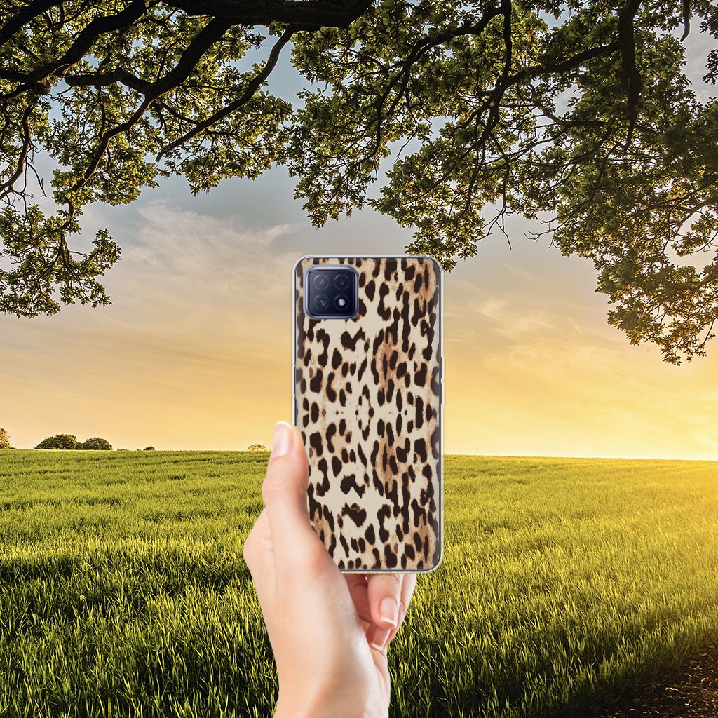 OPPO A53 5G | OPPO A73 5G TPU Hoesje Leopard B2C Telecom