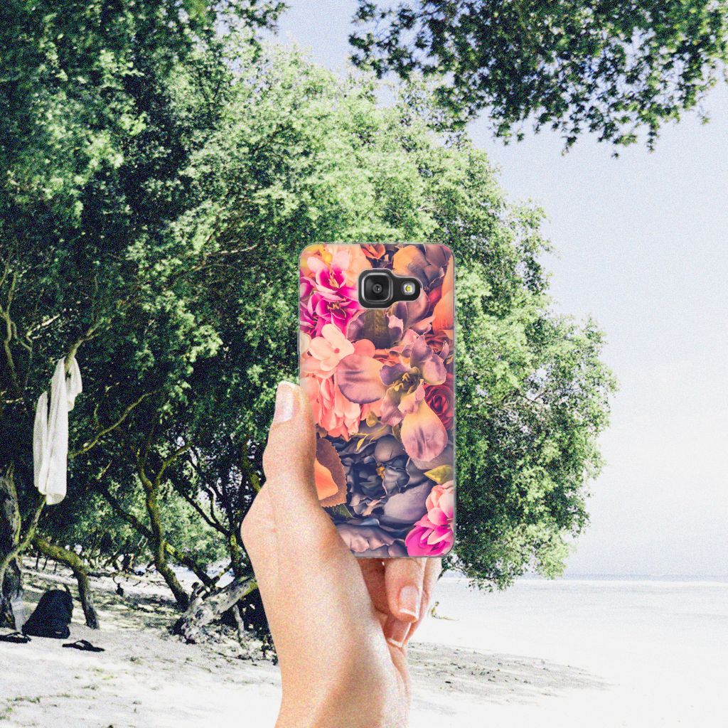 Samsung Galaxy A3 2016 TPU Case Bosje Bloemen