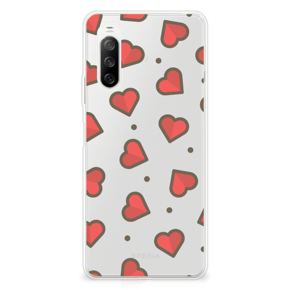 Sony Xperia 10 III TPU bumper Hearts B2C Telecom