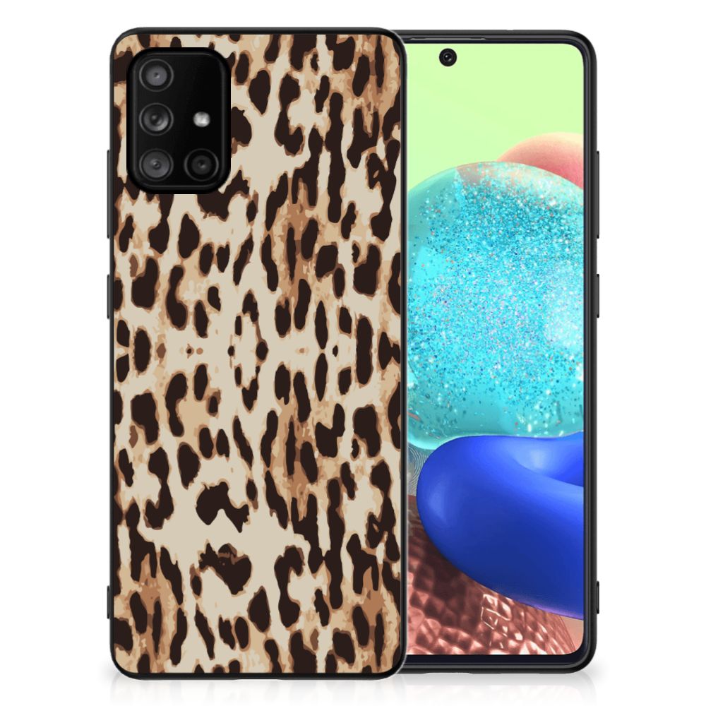 Samsung Galaxy A71 Dierenprint Telefoonhoesje Leopard