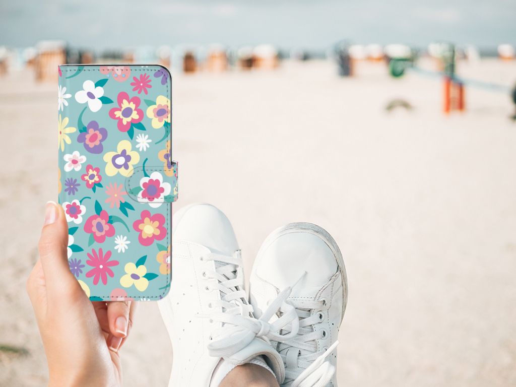 OPPO A74 4G Hoesje Flower Power