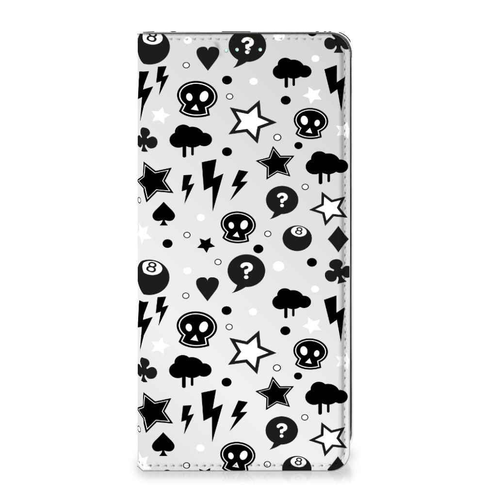 Mobiel BookCase Samsung Galaxy A71 Silver Punk - B2C Telecom