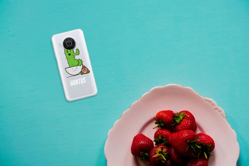 Nokia X10 | X20 Telefoonhoesje met Naam Cactus Poo B2C Telecom