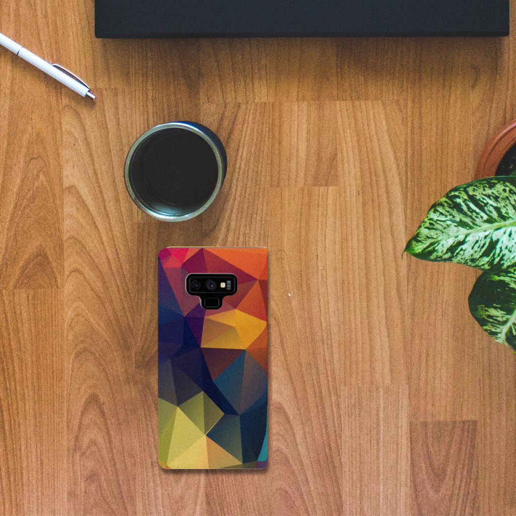 Samsung Galaxy Note 9 Stand Case Polygon Color