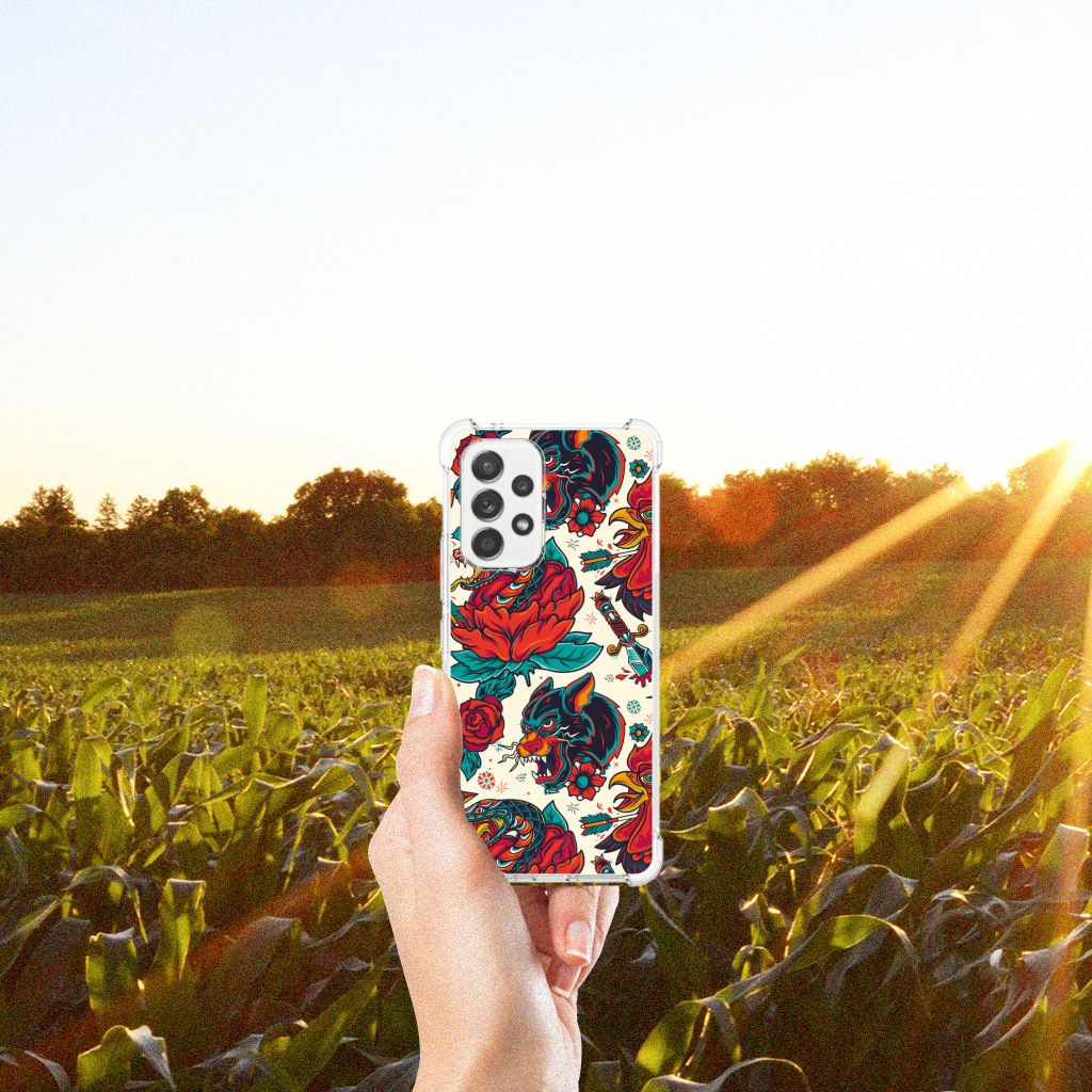 Anti-shock Hoesje met foto voor Samsung Galaxy A53 5G Old Skool B2C Telecom