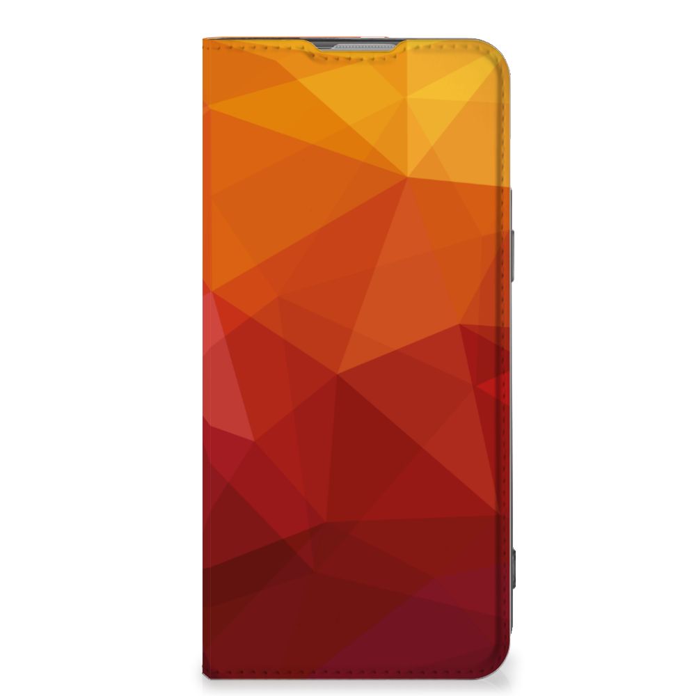 Stand Case voor OnePlus Nord 2T Polygon Red - B2C Telecom