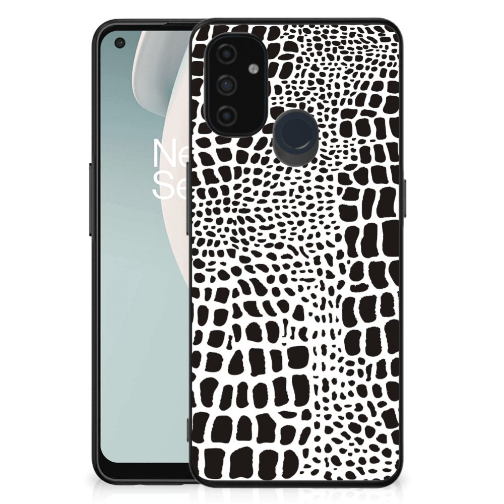 OnePlus Nord N100 Dierenprint Telefoonhoesje Slangenprint
