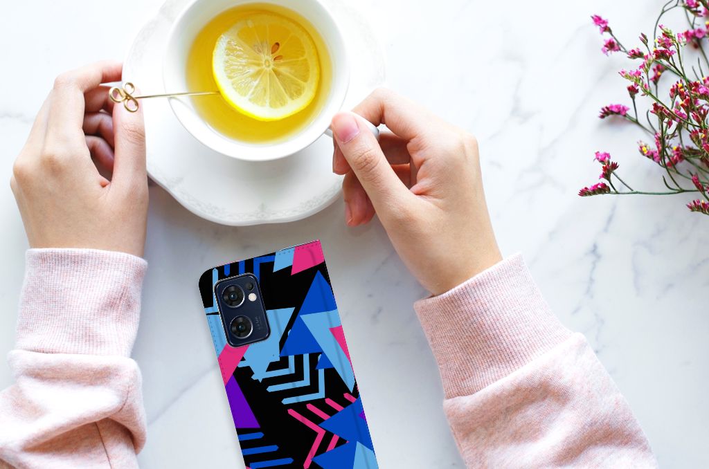 OPPO Find X5 Lite | Reno7 5G Stand Case Funky Triangle - B2C Telecom