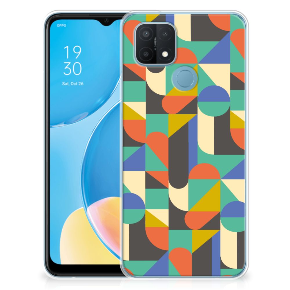 OPPO A15 TPU bumper Funky Retro B2C Telecom