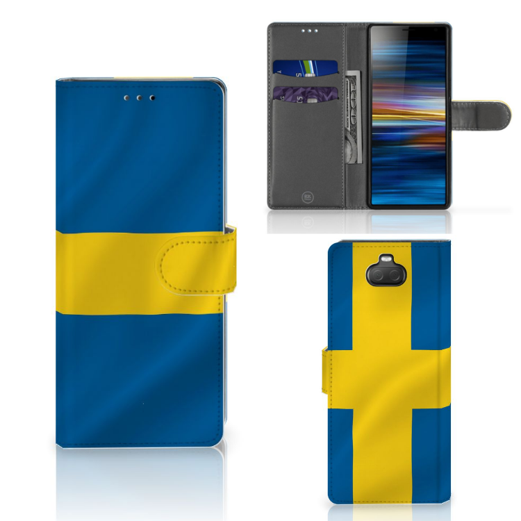 Sony Xperia 10 Bookstyle Case Zweden