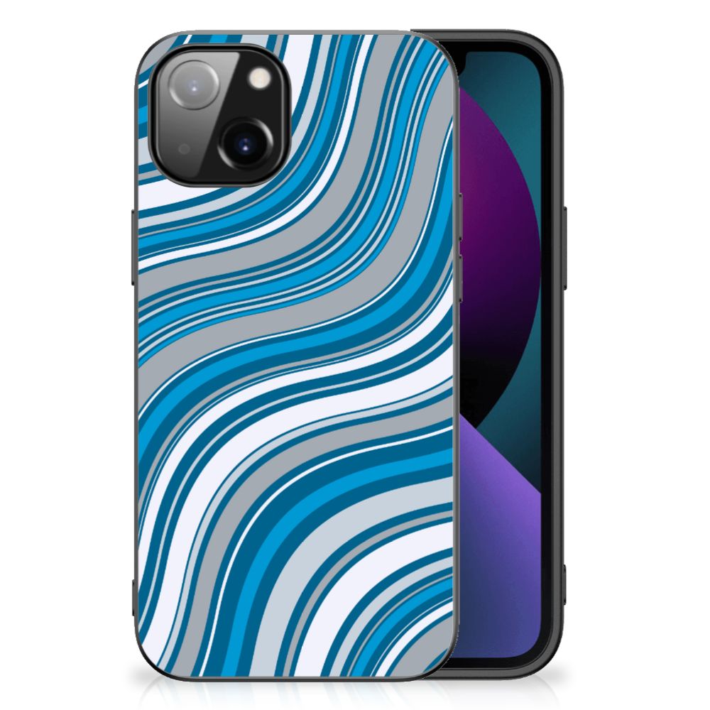 Apple iPhone 13 Back Case Waves Blue B2C Telecom