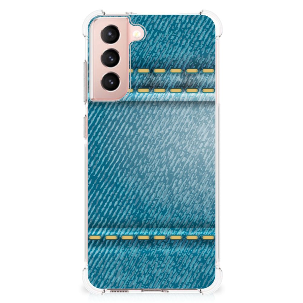 Samsung Galaxy S21 FE Anti Shock Bumper Case Jeans B2C Telecom